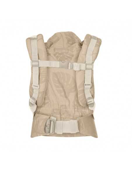 Mochila portabebés Quokkababy E Carrier Taupe Leaves - Envío gratis 24 h