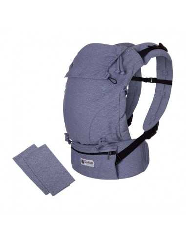 Mochila Portabebés Quokkababy E-Carrier Blue Vibes