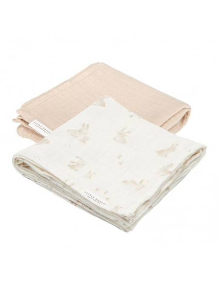 Muselinas Baby Bunny Beige de Little Dutch | El Último Koala