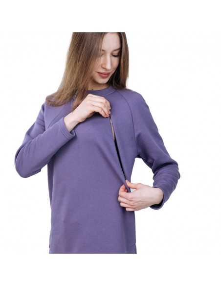 Sudadera de Maternidad y Lactancia Love and Carry - Violet