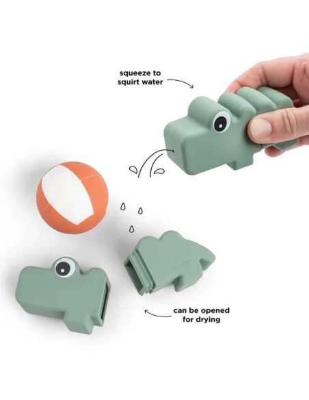Comprar Juguete lanza chorro para el baño - Croco Verde- Done by Deer| Tiendas en Madrid