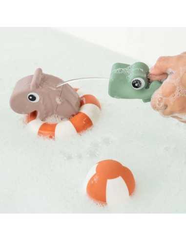 Comprar Juguete lanza chorro para el baño - Croco Verde- Done by Deer| Tiendas en Madrid