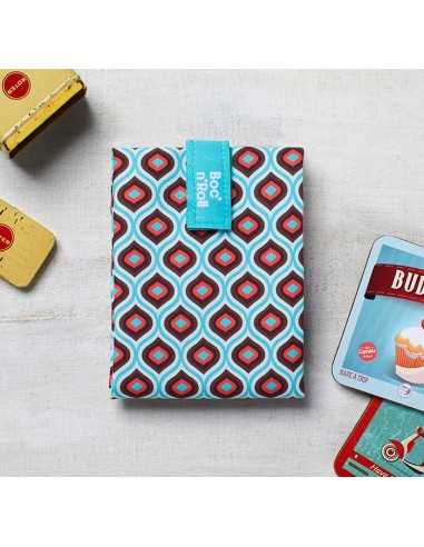 Boc'n'Roll Vintage Drop - Porta Bocadillos y Snacks Reutilizable de Roll'eat