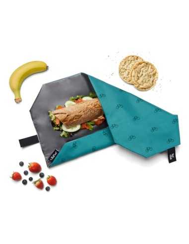 Boc'n'Roll Iconos Bicicleta - Porta Bocadillos y Snacks Reutilizable de Roll'eat