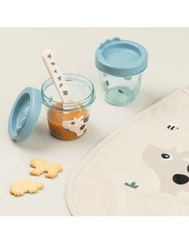 Comprar Pack de 2 recipientes para comida para bebés - Tiny farm de Done By Deer|Alimentación Bebé