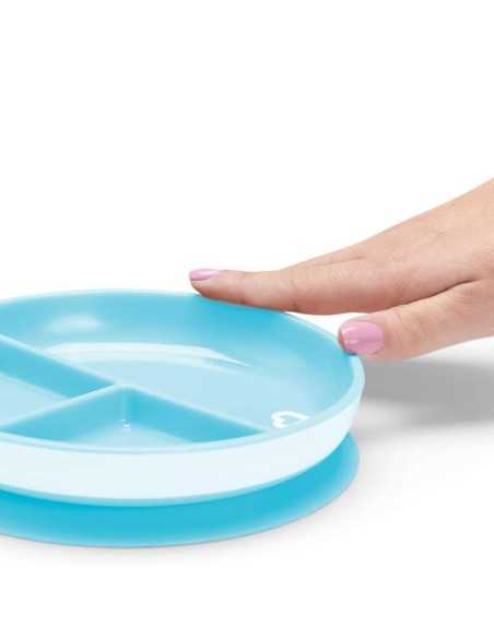 Plato con Compartimientos y Ventosa de Munchkin