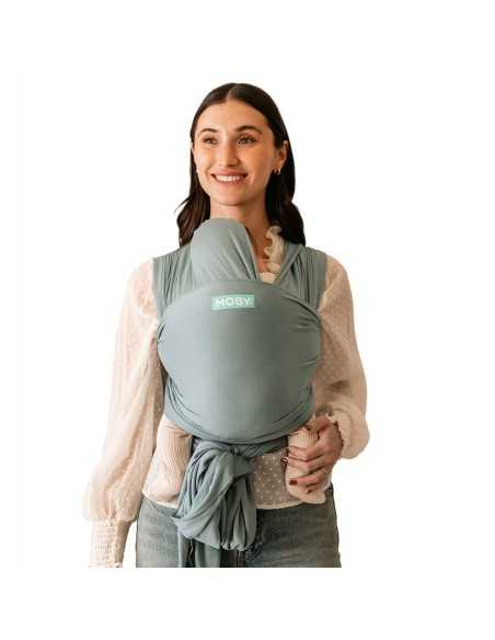 Fular Portabebé Moby Wrap Evolution Sea Glass | Tienda fisica Madrid