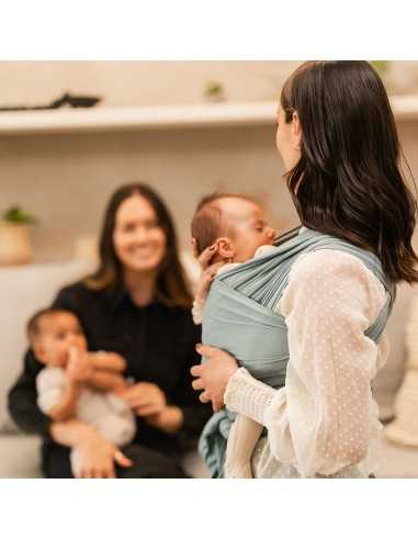 Fular Portabebé Moby Wrap Evolution Sea Glass | Tienda fisica Madrid
