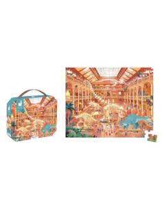 Puzzle Infantil Janod 100 Piezas | Museo y Dinosaurios 2