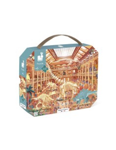 Puzzle Infantil Janod 100 Piezas | Museo y Dinosaurios