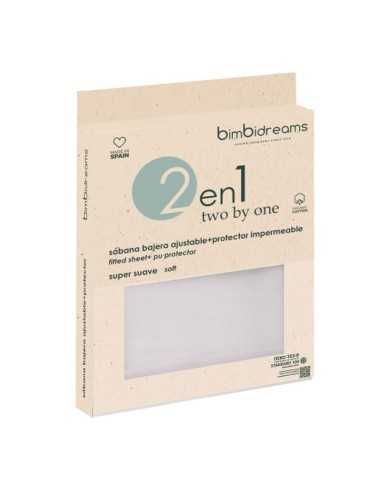 Protector de colchón impermeable 2 en 1 de Algodón 40x80| Bimbipirulos