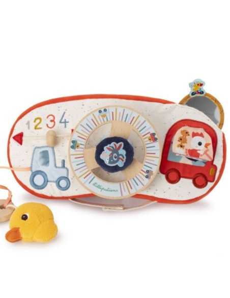 Granja Panel de Actividades- Coche | Lilliputiens