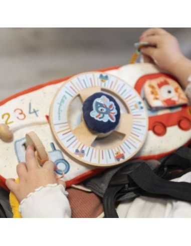 Granja Panel de Actividades- Coche | Lilliputiens