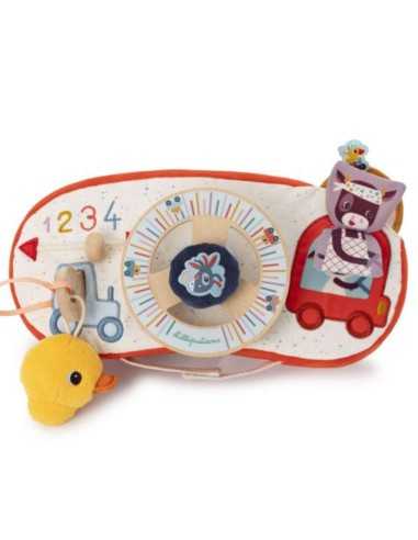 Granja Panel de Actividades- Coche | Lilliputiens