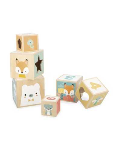 Pirámide de 6 cubos | Janod