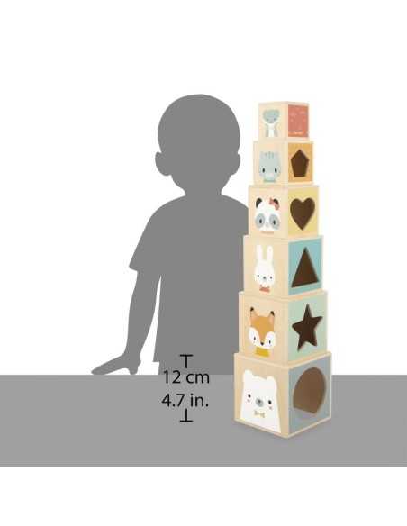 Pirámide de 6 cubos | Janod