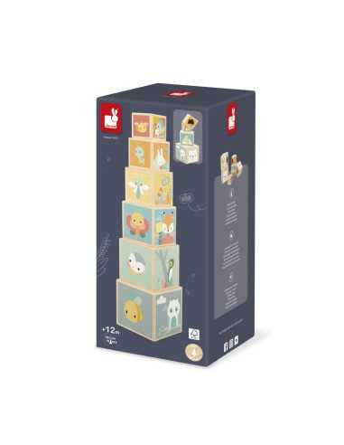 Pirámide de 6 cubos | Janod