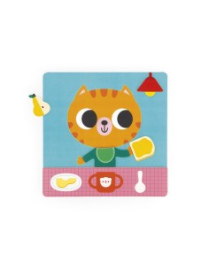 Juego magnético Pequeño gato de los rituales| Janod 2