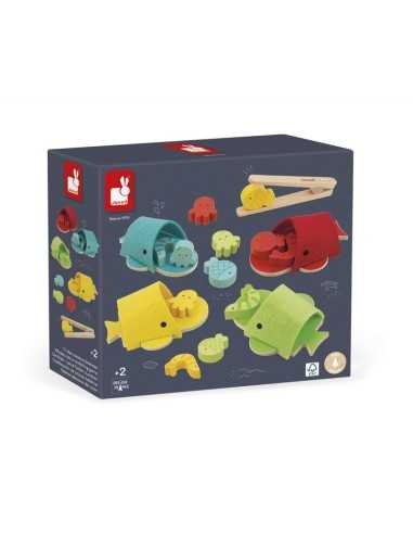 Juego Clasificación de colores Ballenas| Janod