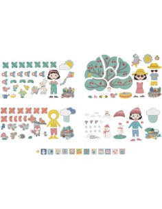 Calendario de Estaciones Magnético Janod en ingles 2