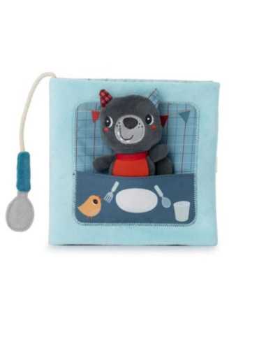 Libro de actividades Buen Provecho Louis – Lilliputiens con títere para bebés