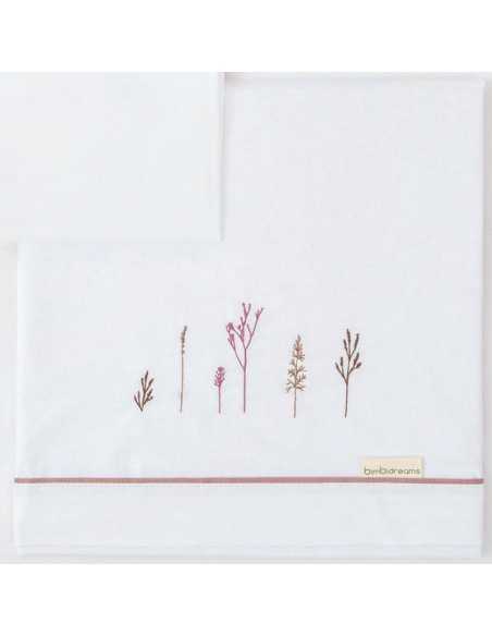Triptico de cuna colección Niza de Bimbidreams 100% algodon Triptico de cuna colección Niza de Bimbidreams 100% algodon