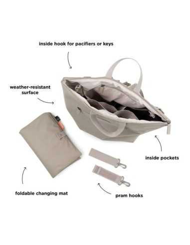 Comprar Mochila cambiador Negro de Done by Deer | Tiendas en Madrid