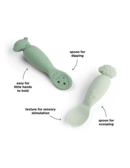 Cucharas de silicona seguras para bebé | El Ultimo Koala