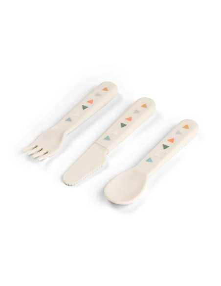 Cubiertos de bebe para alimentacion complementaria