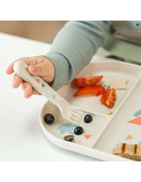 Cubiertos de bebe para alimentacion complementaria