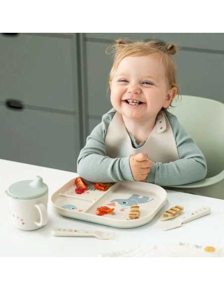 Cubiertos de bebe para alimentacion complementaria