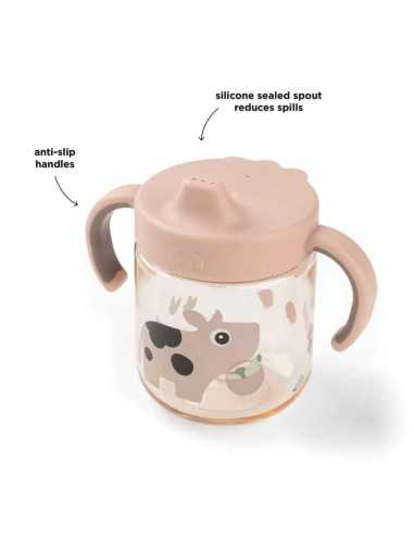 Vaso aprendizaje bebé con asas 260 ml