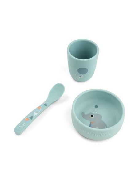 Set Stick & Stay Done by Deer | Vajilla BLW Silicona Bebé