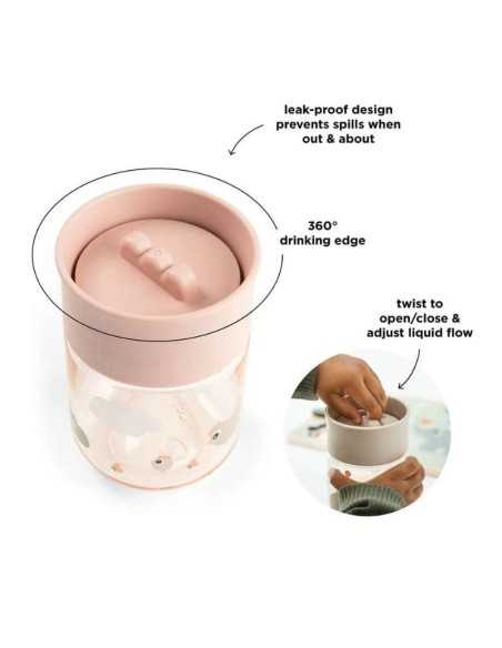 Taza de aprendizaje para bebé | Antigoteo 260 ml
