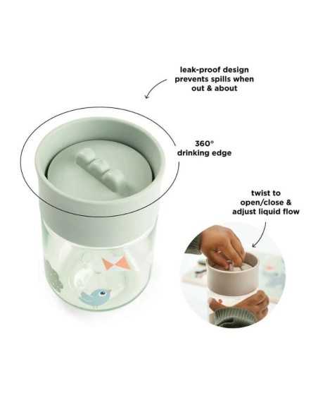 Taza de aprendizaje para bebé | Antigoteo 260 ml