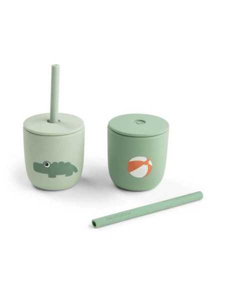 Set de vasos de aprendizaje con pajita | El Ultimo Koala