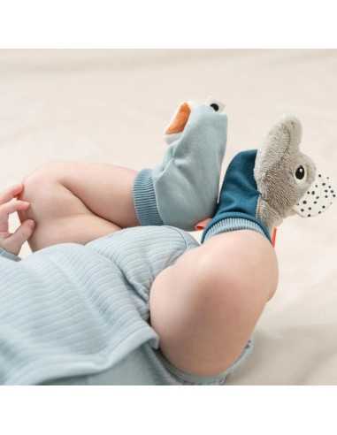 Calcetines con sonajero para bebé Done by Deer varios colores