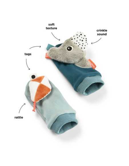 Calcetines con Sonajero para Estimulación del Bebé