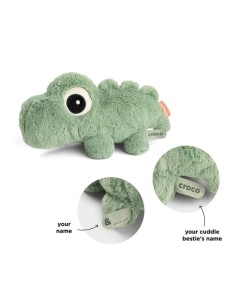 Detalle del peluche Croco Done by Deer suave y mullido 2