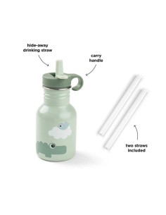 Botella infantil de acero inoxidable con pajita Done by Deer 350 ml 2