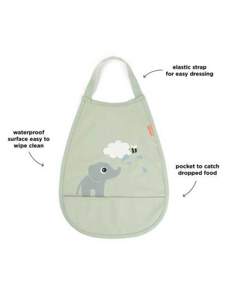 Babero con elástico Elphee impermeable | Done by Deer
