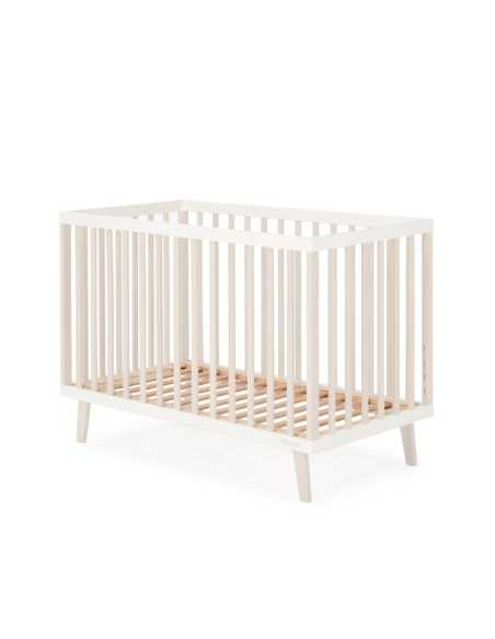 Cuna modelo Mencía de Micuna 120x60 cm color Blanco Madera