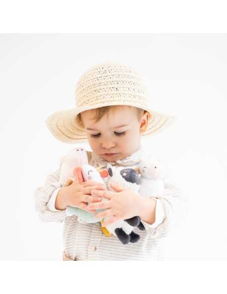 Peluche Sonajero Granja 8 unidades Saro | Juguete Bebé