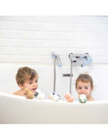 Set 5 Juguetes de Baño Granja Saro | Sin Agujeros