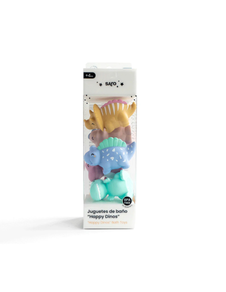 Set 5 Juguetes de Baño Happy Dinos Saro