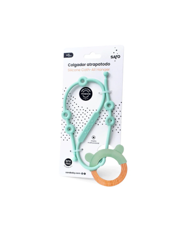 Colgador Atrapatodo Silicona Saro | Sujeta Juguetes