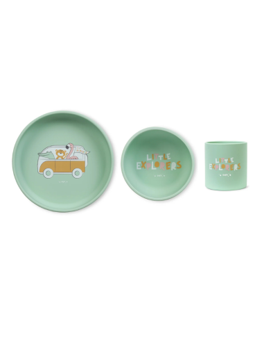 Set Alimentación Silicona Foodie Saro