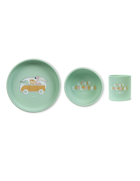Set Alimentación Silicona Foodie Saro