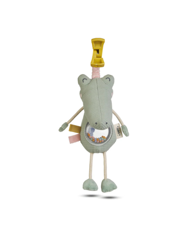 Sonajero Pinza Jungle Party Cocodrilo Saro