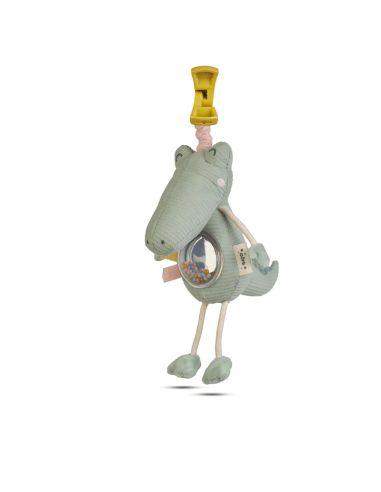 Sonajero Pinza Jungle Party Cocodrilo Saro